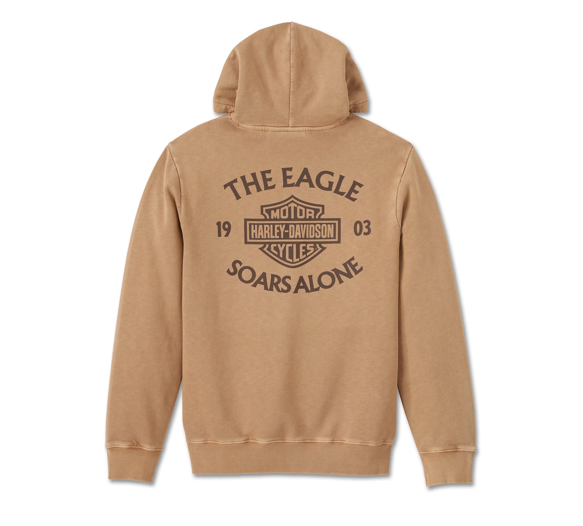 Eagle Soars Alone Slub Hoodie