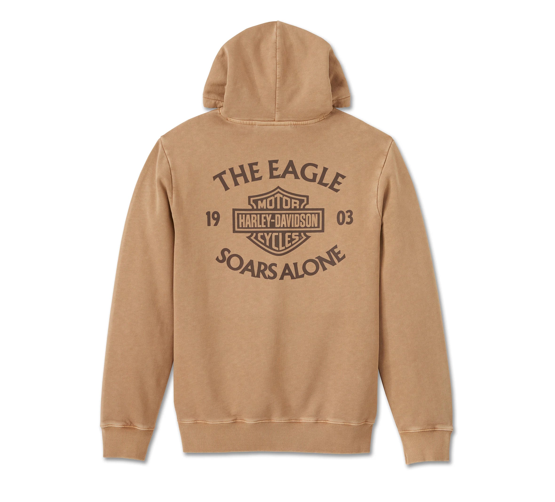 Eagle Soars Alone Slub Hoodie