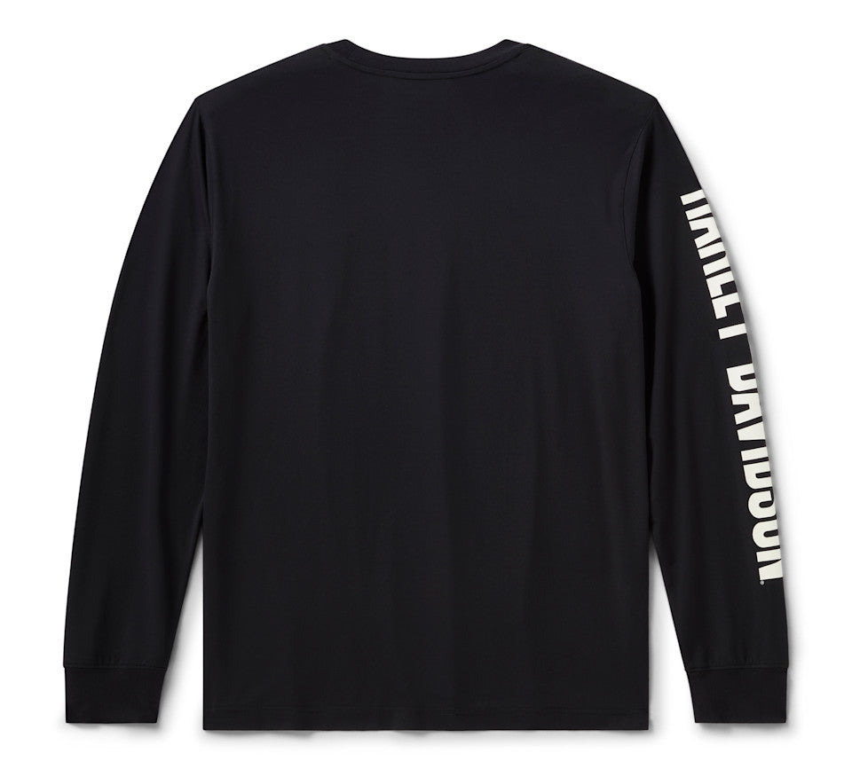 Harley-Davidson® Men's Stars &amp; Stripes Long Sleeve BK