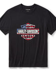 Harley-Davidson® Stars & Stripes Short Sleeve Shirt - Harley Black 96180-26VM