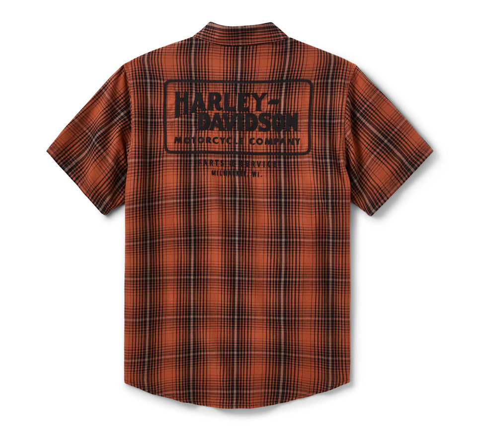Harley-Davidson® Vintage Plaid Short Sleeve Shirt