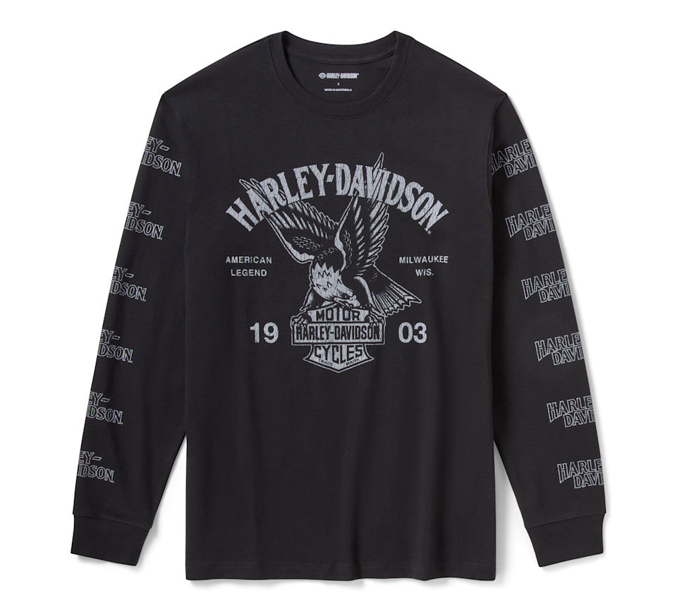 Harley-Davidson® American Classic Eagle Long Sleeve Graphic Tee【96498-26VM】