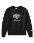 Champion x Harley-Davidson Fanatic Crew Neck Sweatshirt  Black × Silver Champion