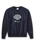 Champion x Harley-Davidson Fanatic Crew Neck Sweatshirt  Navy Champion
