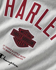Champion x Harley-Davidson Fanatic Crew Neck Sweatshirt Grey Heather Champion