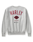 Champion x Harley-Davidson Fanatic Crew Neck Sweatshirt Grey Heather Champion