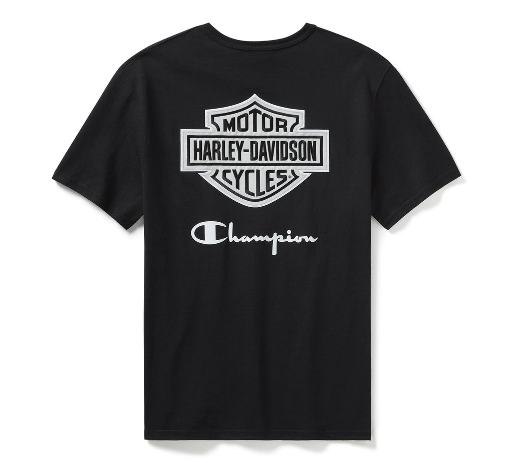 Champion x Harley-Davidson Fanatic T-shirt  Black × Silver Champion