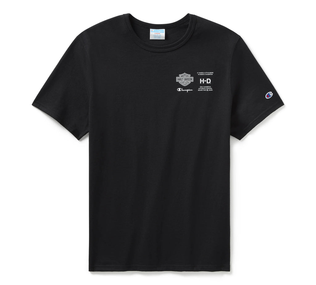 Champion x Harley-Davidson Fanatic T-shirt  Black × Silver Champion