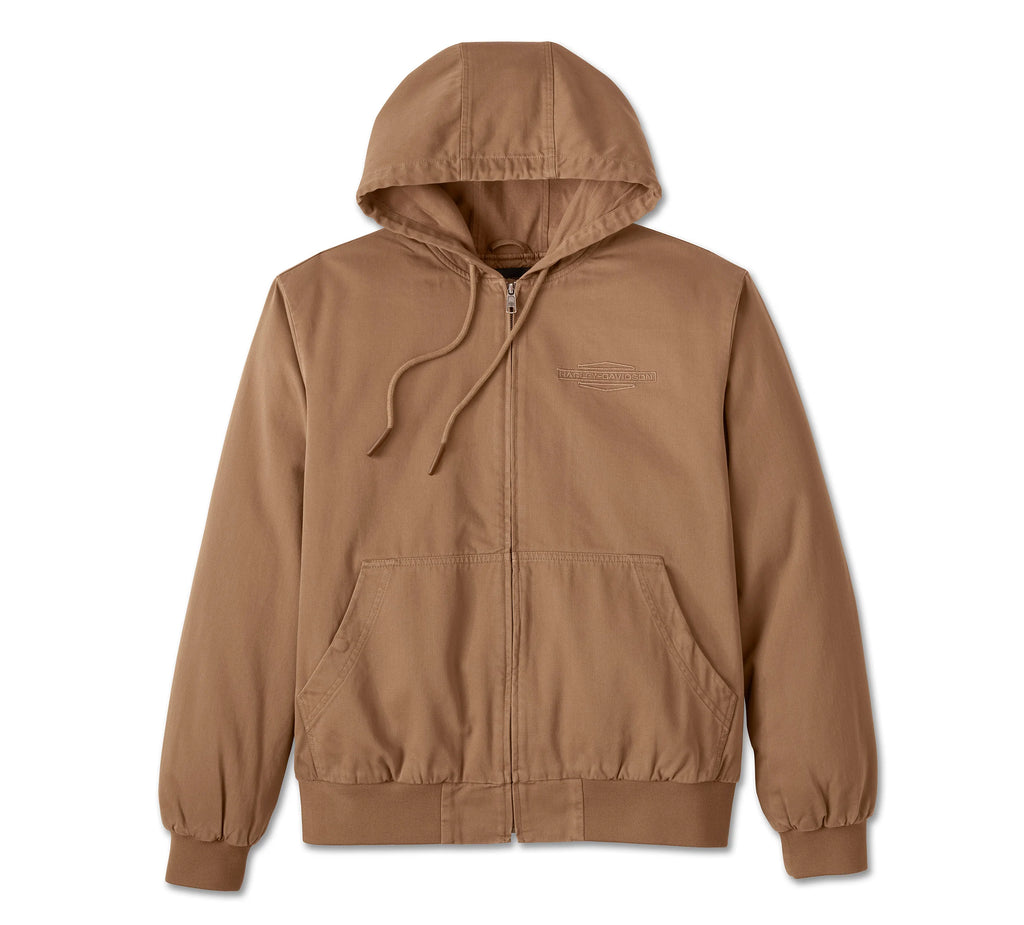 Bar & Shield Workwear Hooded Jacket Toffee