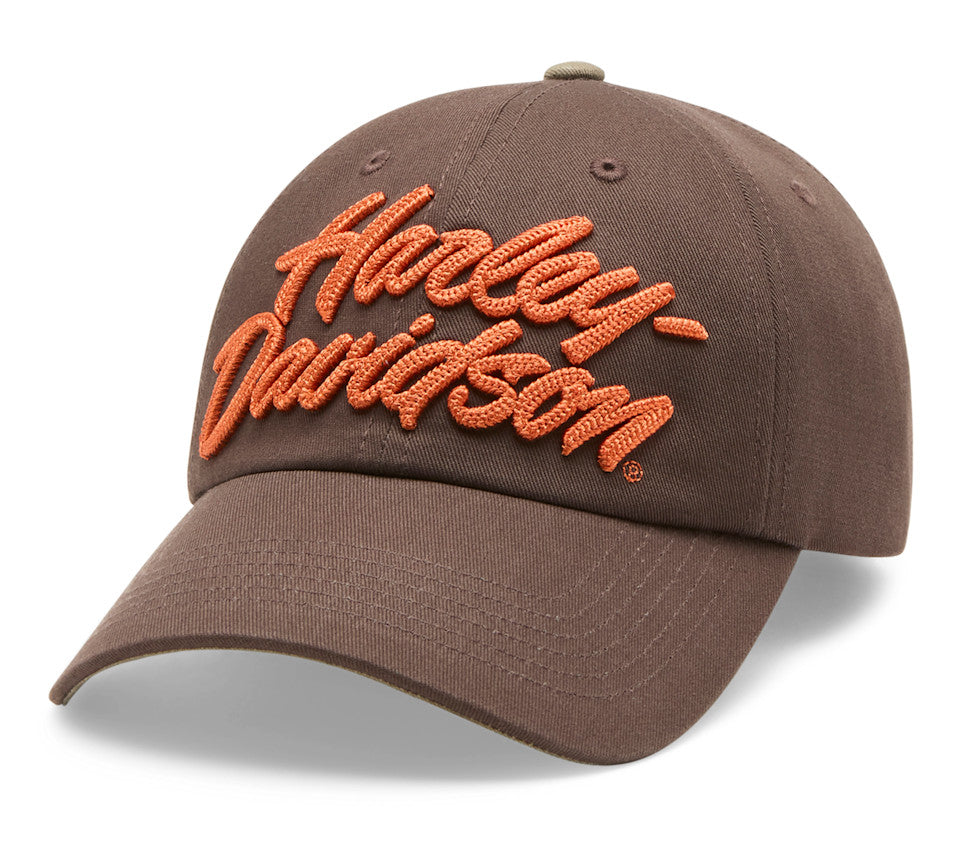 Harley-Davidson® Chain stitched Switchback Adjustable Cap - After Dark【97632-26VM】