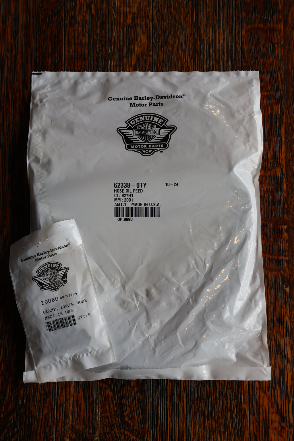 HARLEY-DAVIDSON® FEED OIL HOSE＆CLAMPLINER SET