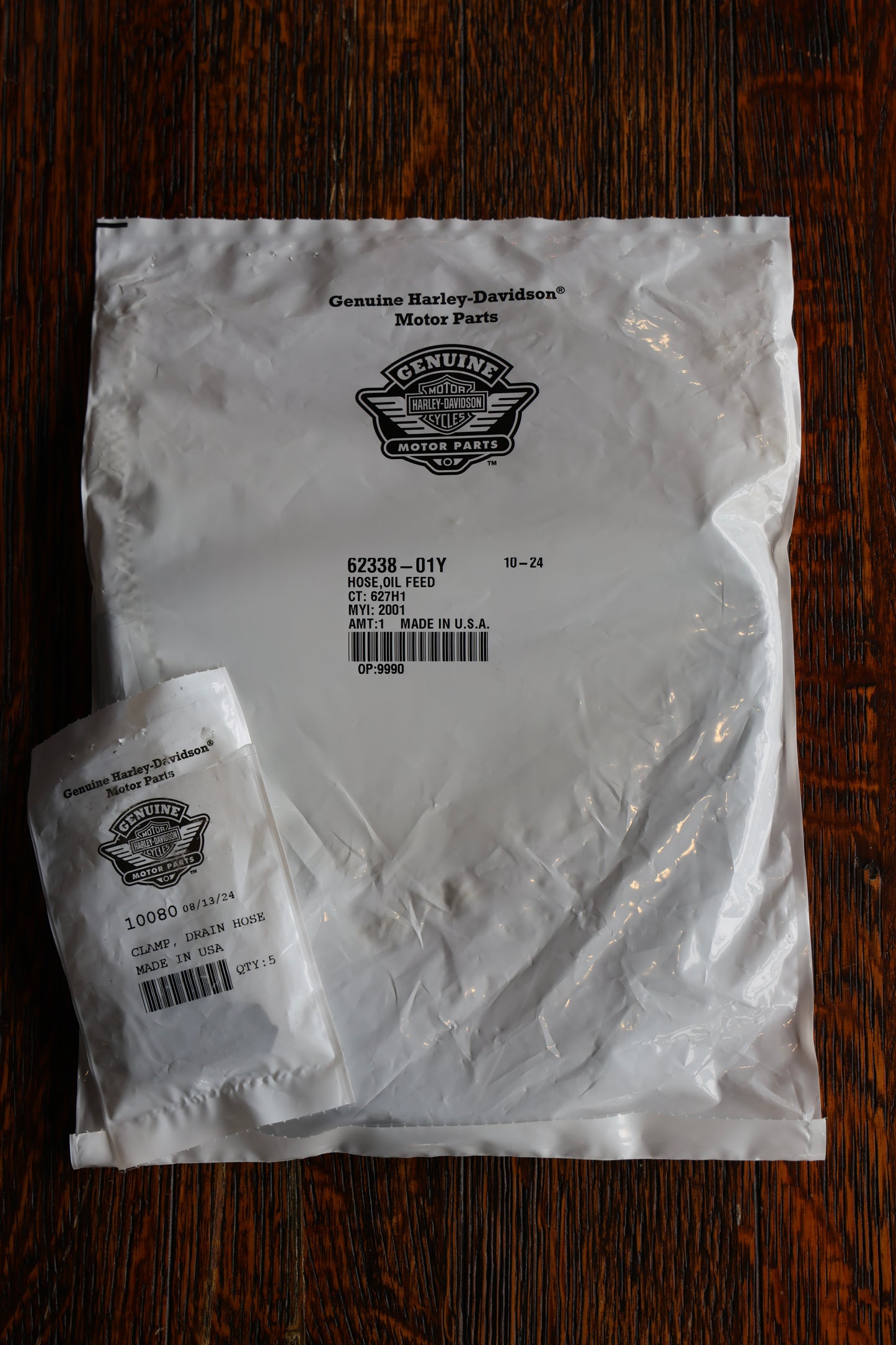 HARLEY-DAVIDSON® FEED OIL HOSE＆CLAMPLINER SET