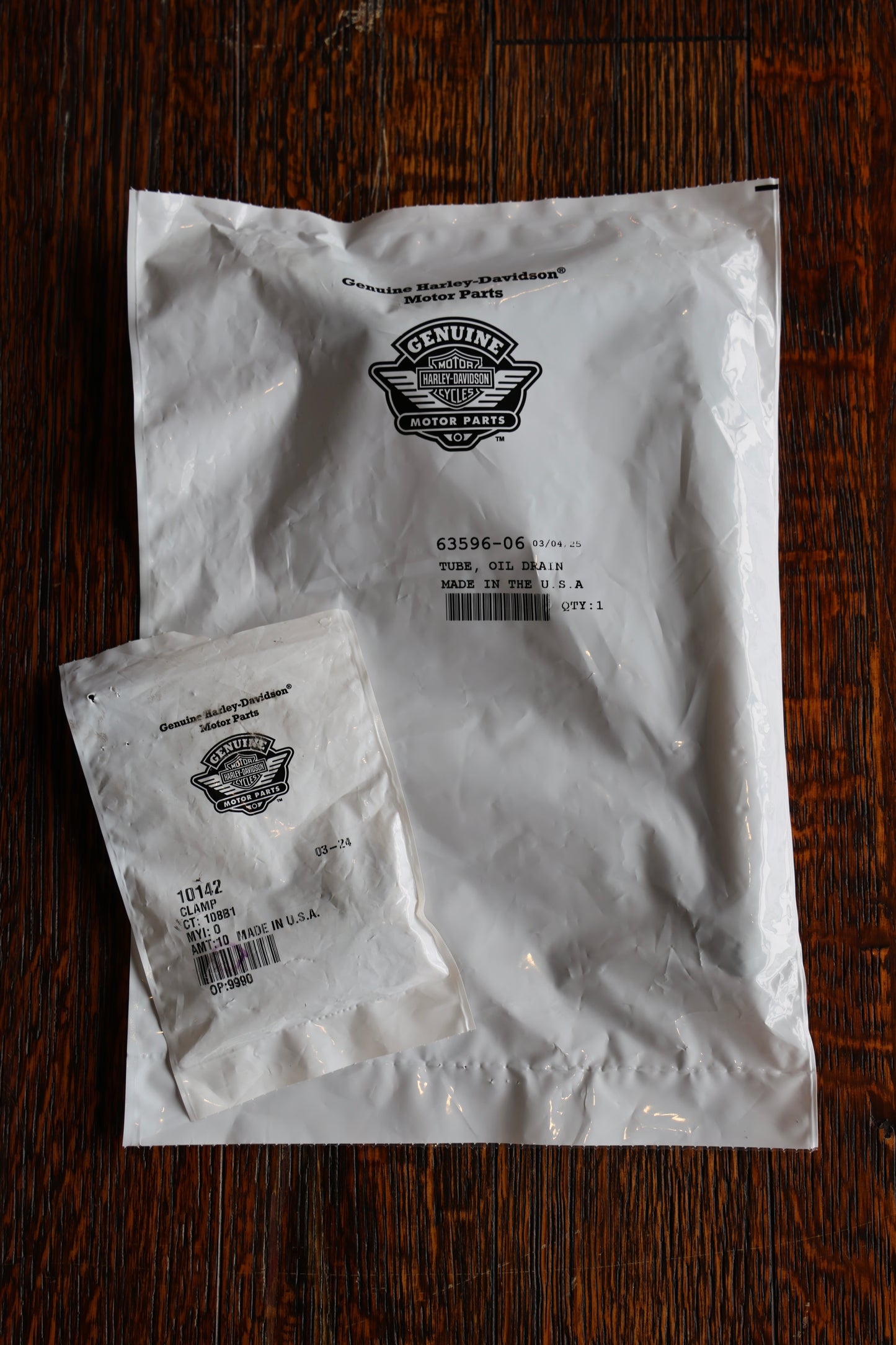 HARLEY-DAVIDSON® DRAIN OIL TUBE＆CLAMP SET