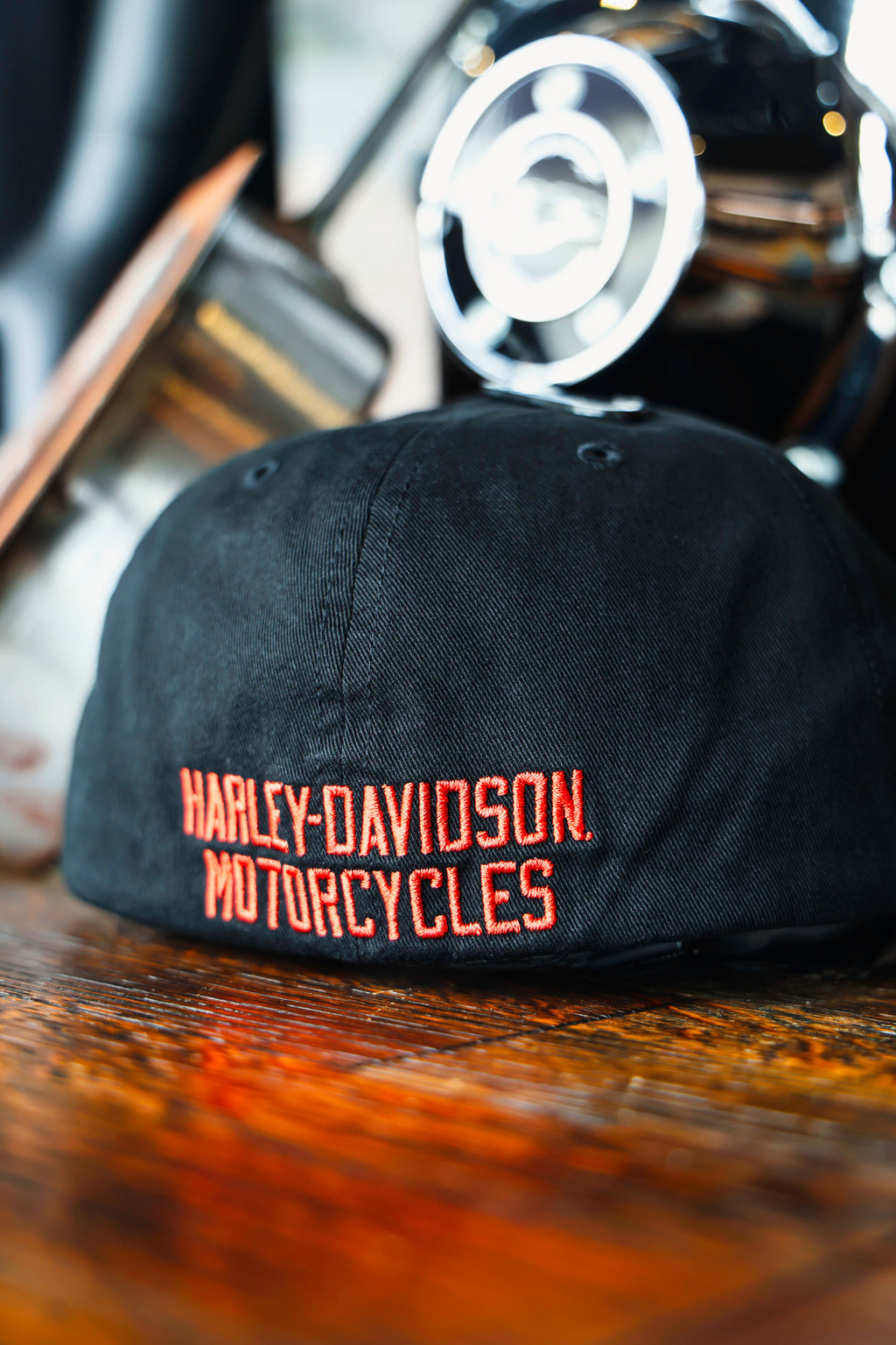 Bar & Shield Colorblock Panhead Fitted Cap