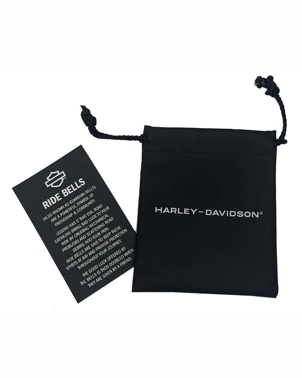 Harley-Davidson® Flowing American Flag Ride Bell - Silver Plating