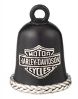 Harley-Davidson® Embossed Bar & Shield Logo Ride Bell With Braided Base, Black