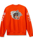 Harley-Davidson® Factory Racing Fanwear Crewneck Sweatshirt-Racing Orange