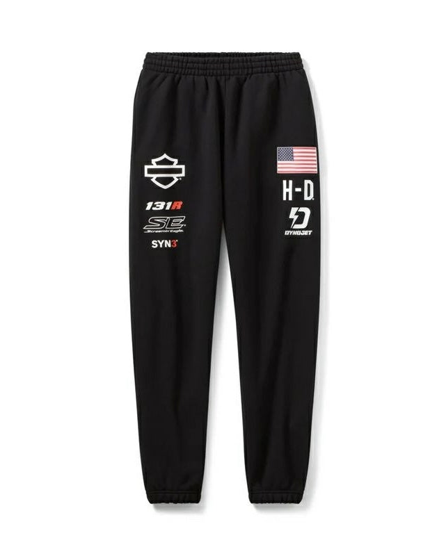 Harley-Davidson® Factory Racing Fanwear Fleece Jogger - Harley-Black
