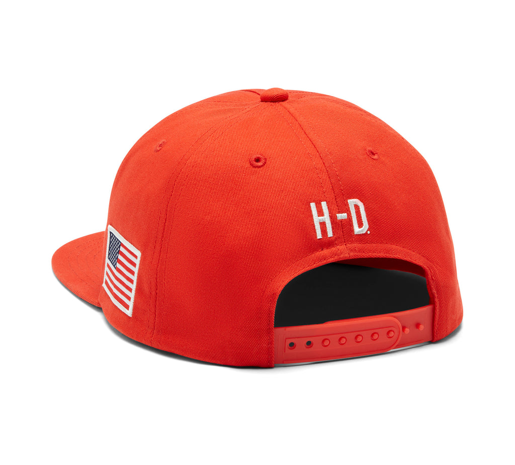 Harley-Davidson® Factory Racing Fanwear Twill Baseball Cap - Racing Orange