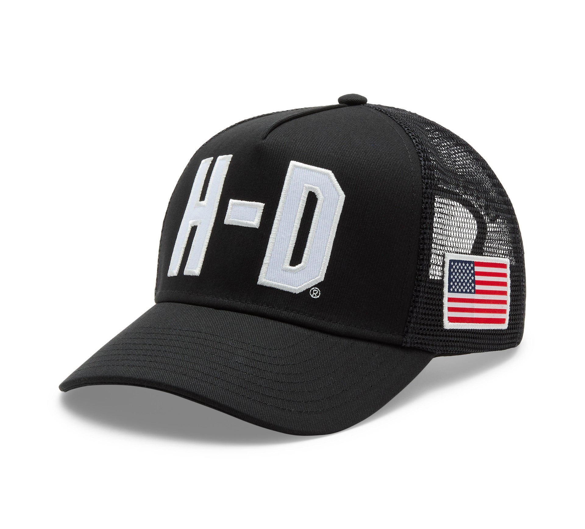 ファクトリー レーシング ファンウェア トラッカー キャップ （他） Harley-Davidson® Factory Racing Fanwear Trucker Cap - Harley Black