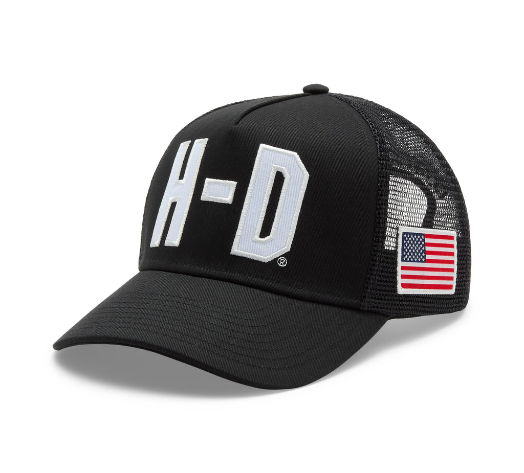 Harley-Davidson® Factory Racing Fanwear Trucker Cap - Harley Black