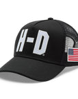 Harley-Davidson® Factory Racing Fanwear Trucker Cap - Harley Black