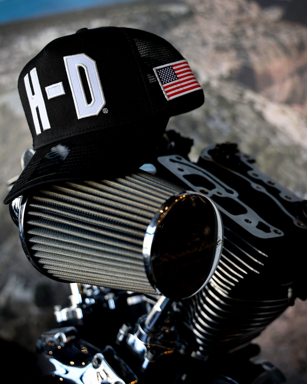 Harley-Davidson® Factory Racing Fanwear Trucker Cap - Harley Black