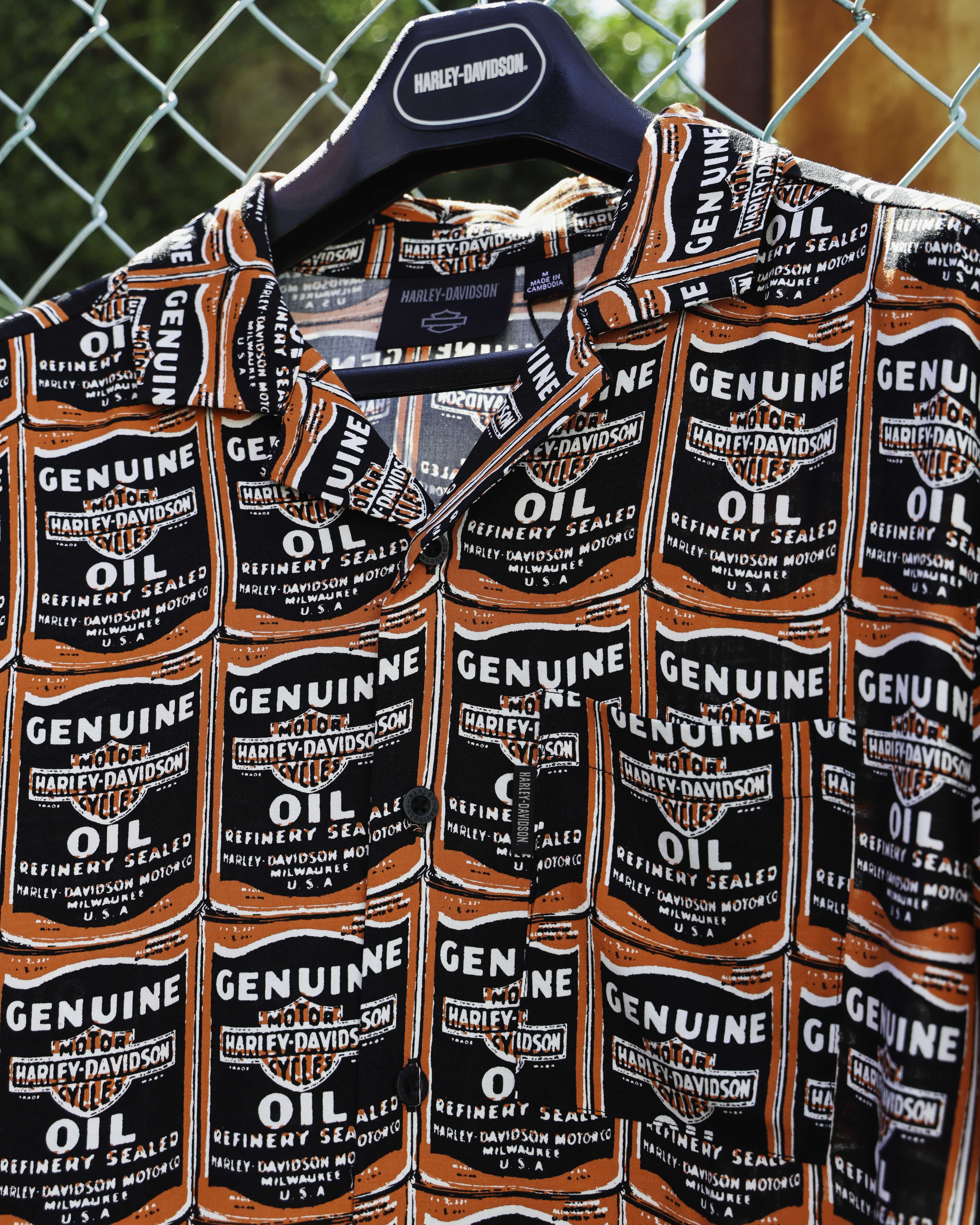 Harley-Davidson® Essential Oil Can Aloha Shirt