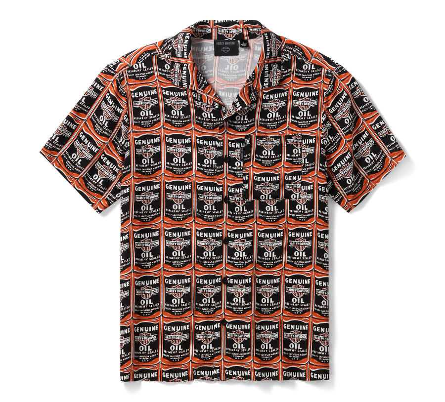 Harley-Davidson® Essential Oil Can Aloha Shirt