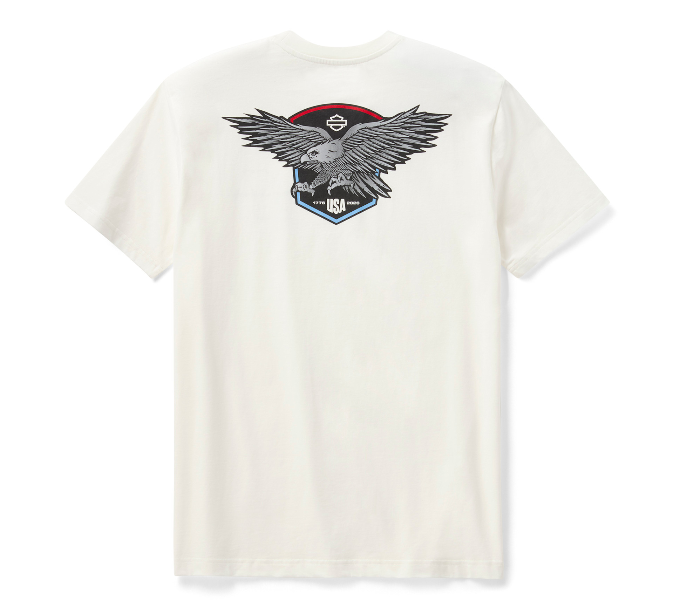 Harley-Davidson® Liberty Eagle Tee -  Cloud Dancer
