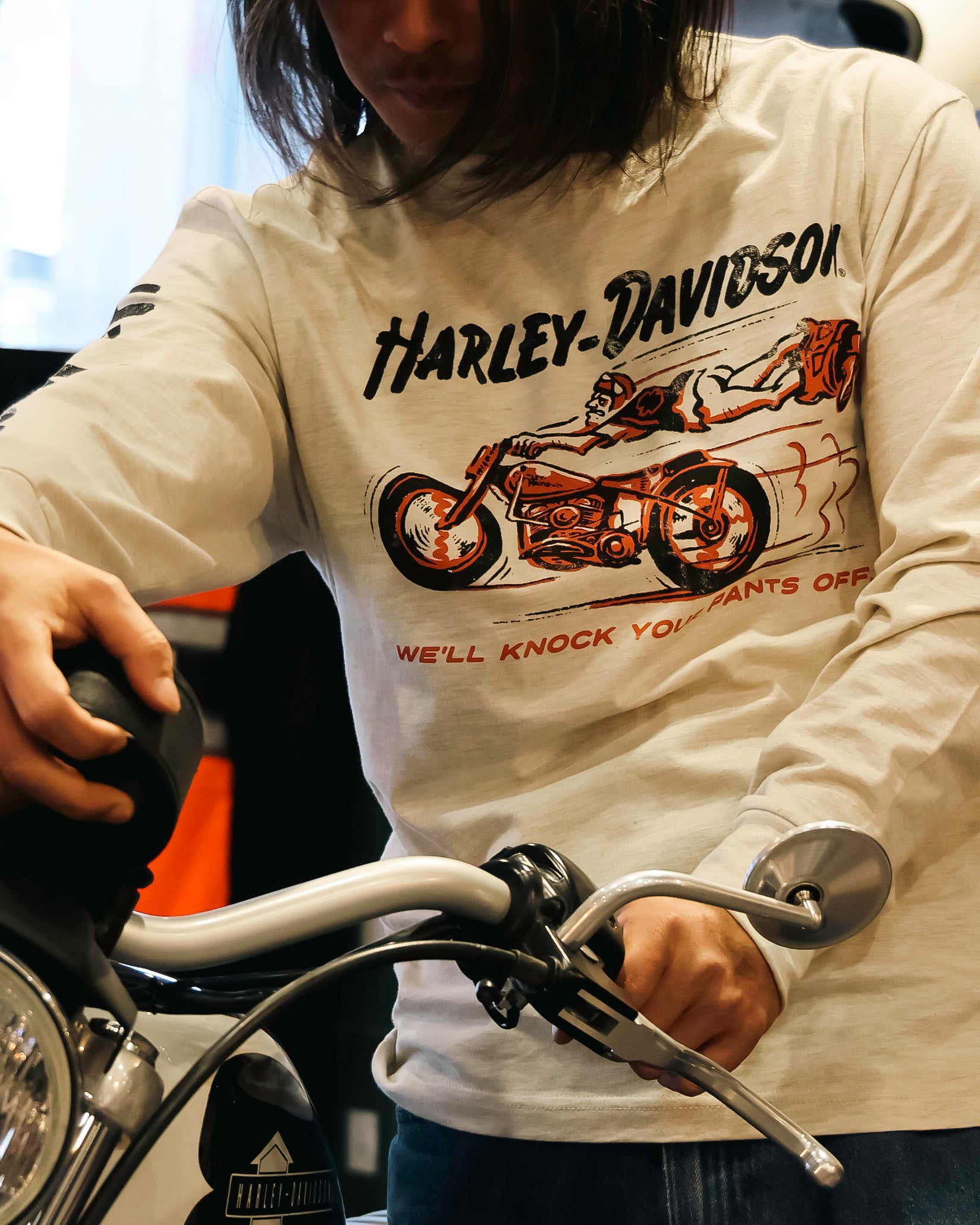 Harley-Davidson® Men's Knock Your Pants Off Long Sleeve Tee