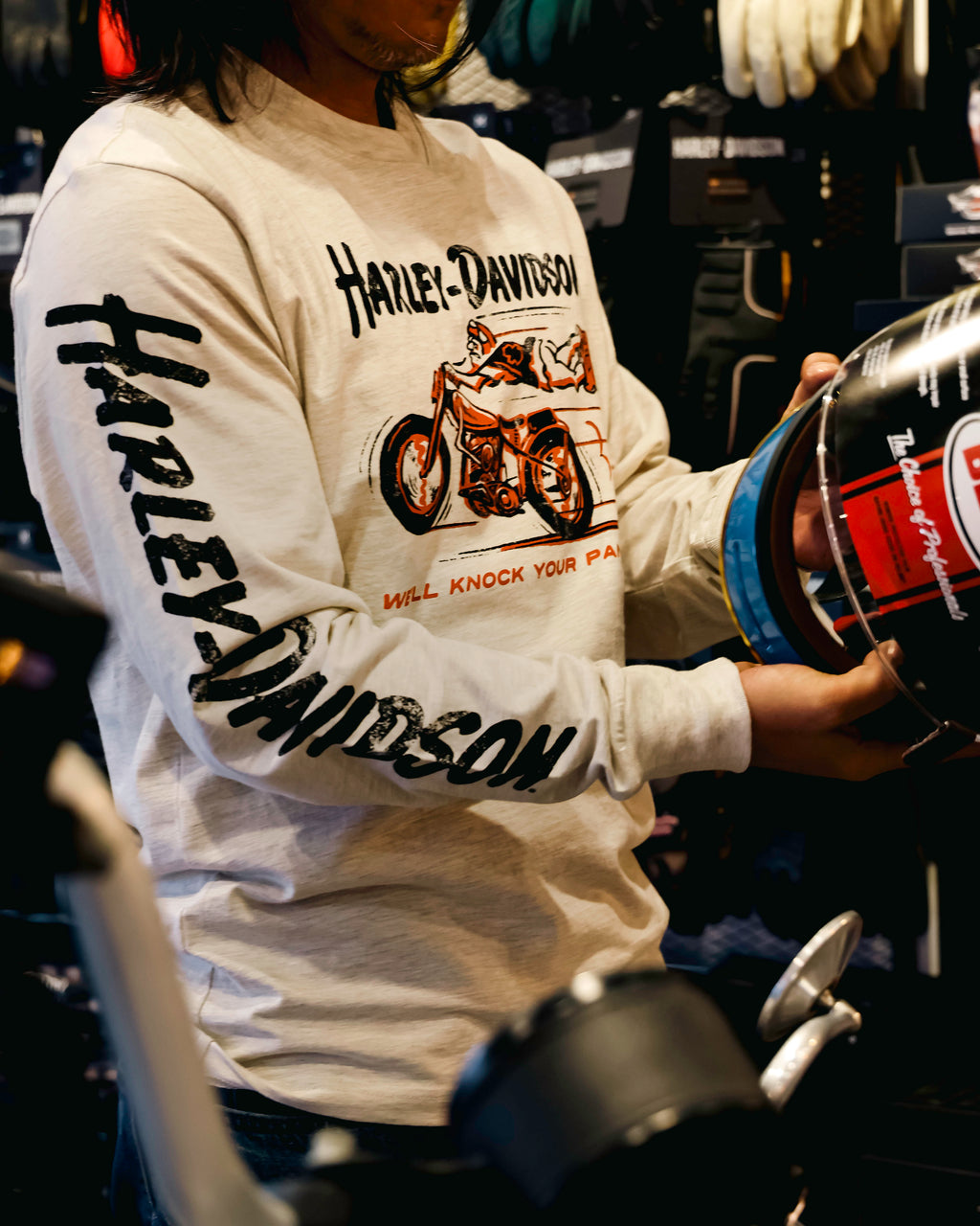 Harley-Davidson® Men's Knock Your Pants Off Long Sleeve Tee
