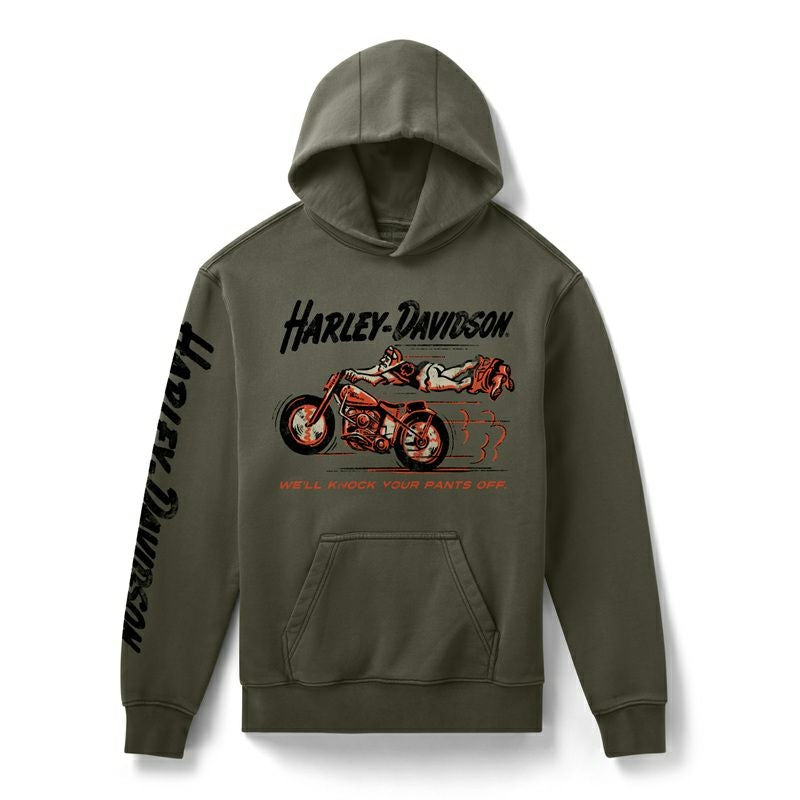 Harley-Davidson® Men's Knock Your Pants Off Pullover Fleece Hoodie