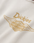 Dickies × H-D Winged Horseshoe Oversized Pullover Hoodie - BONE