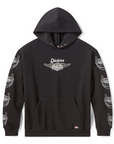 Dickies × H-D Winged Horseshoe Oversized Pullover Hoodie - Black