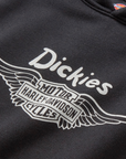 Dickies × H-D Winged Horseshoe Oversized Pullover Hoodie - Black