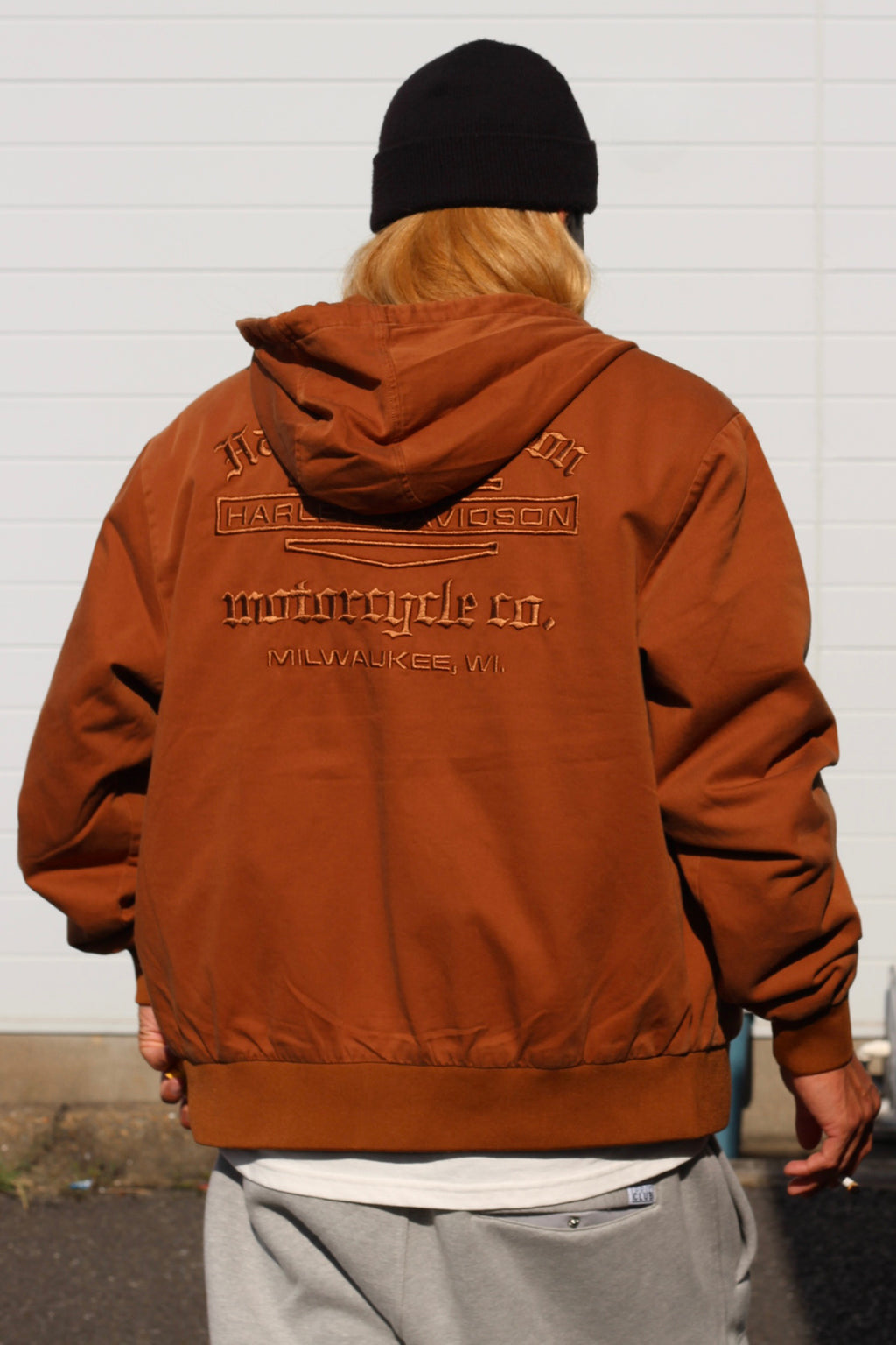 Bar & Shield Workwear Hooded Jacket Toffee