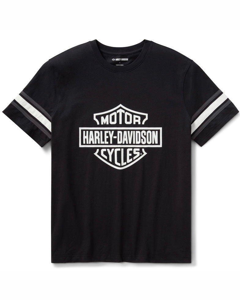 Harley-Davidson® Essential Sleeve Stripe '03 Tee Black