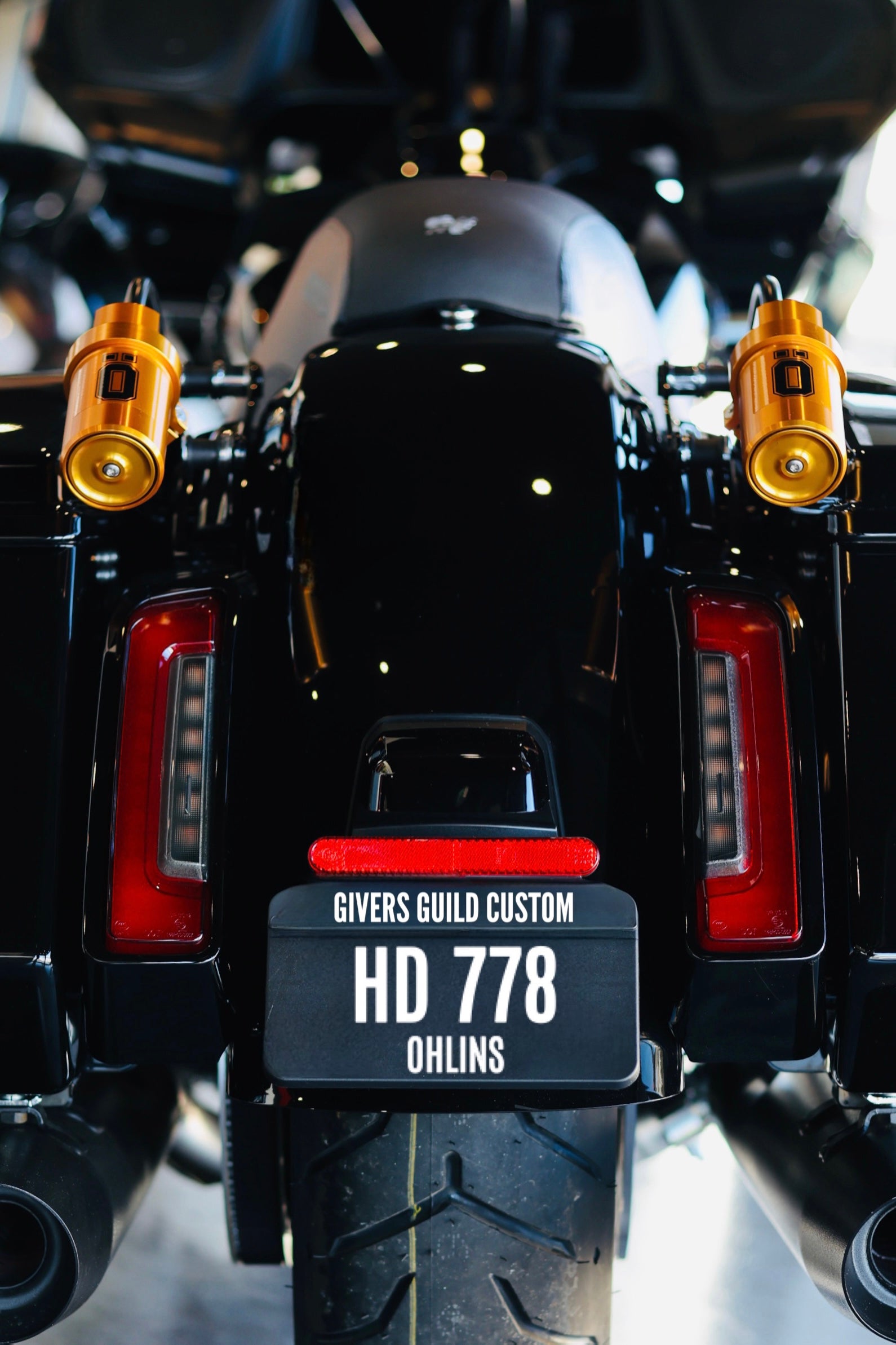 Öhlins HD 778 - Fully Adj. 12" Blackline Twin Shocks