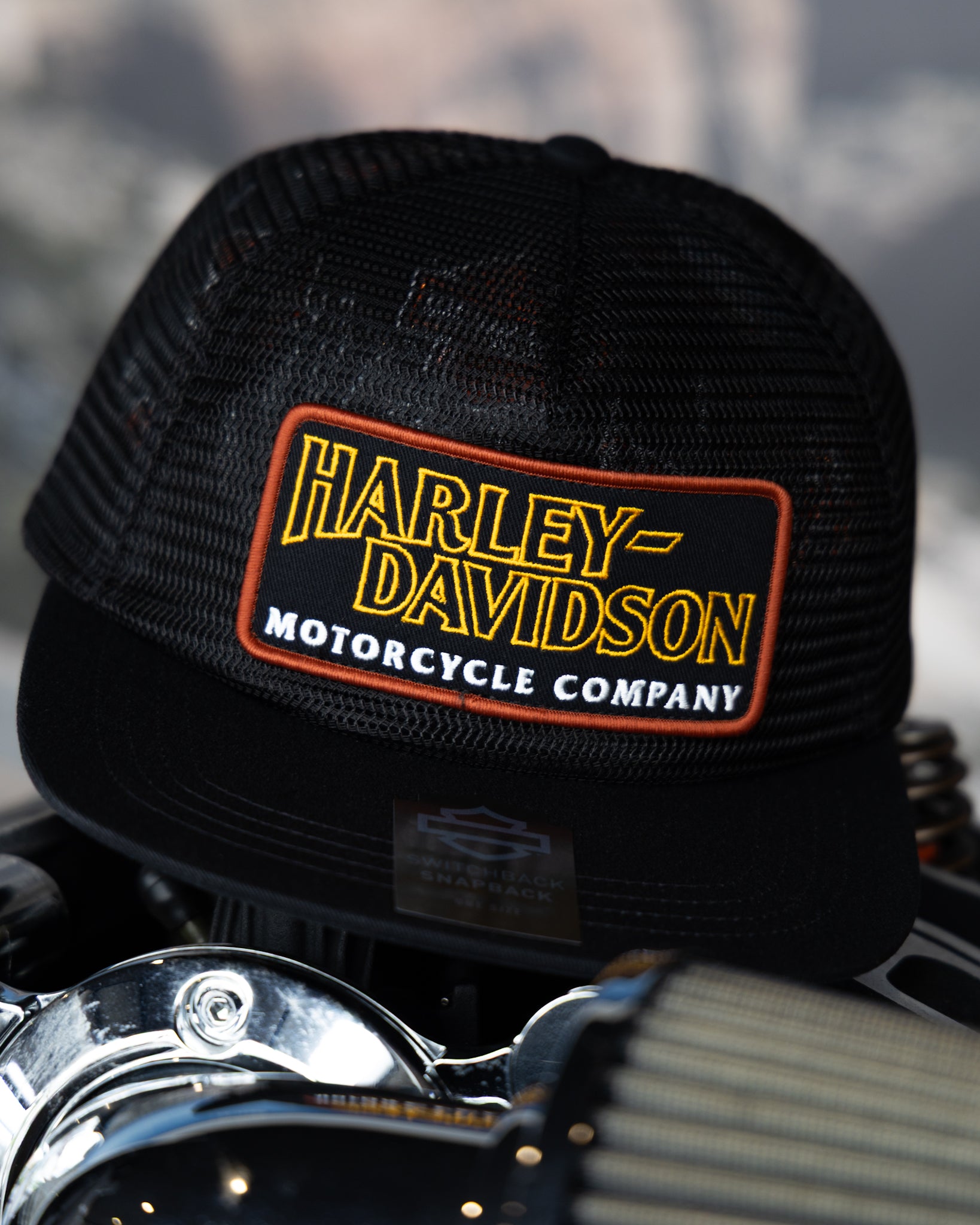Harley-Davidson® Vintage All Over Mesh Trucker Cap