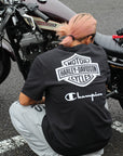 Champion x Harley-Davidson Fanatic T-shirt  Black × Silver Champion