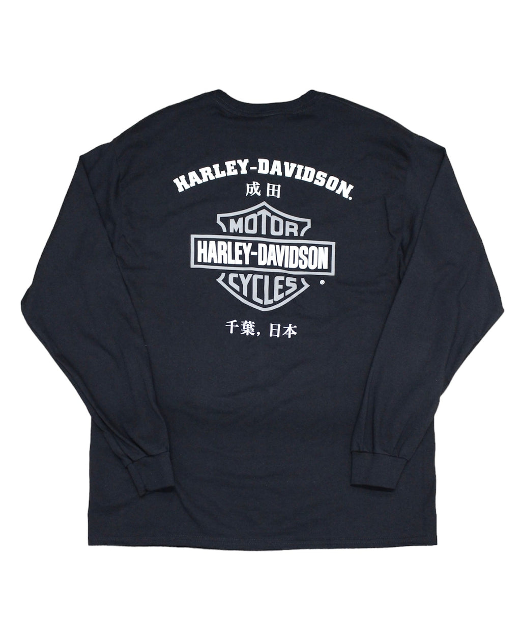 Souvenir L/S T-Shirt【Black】Willie G Skull