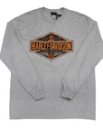 Souvenir L/S T-Shirt【Gray】FREE TO ROAM