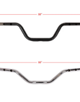 THRASHIN SUPPLY FLH/FLTRX Mid Bend Bars Black