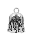 Silver Flames Ride Bell HRB031